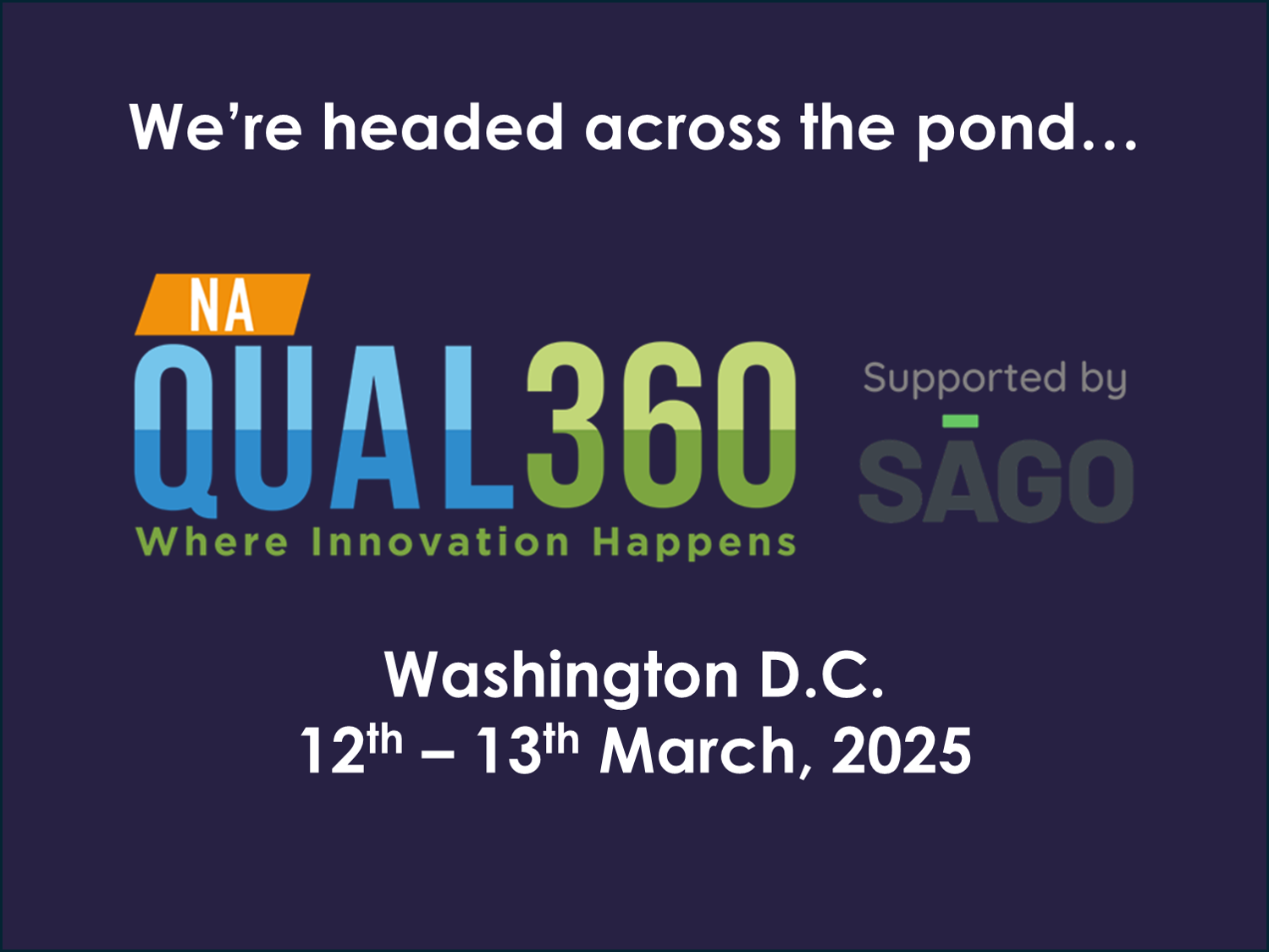 Tapestry at QUAL360 in Washington D.C.!